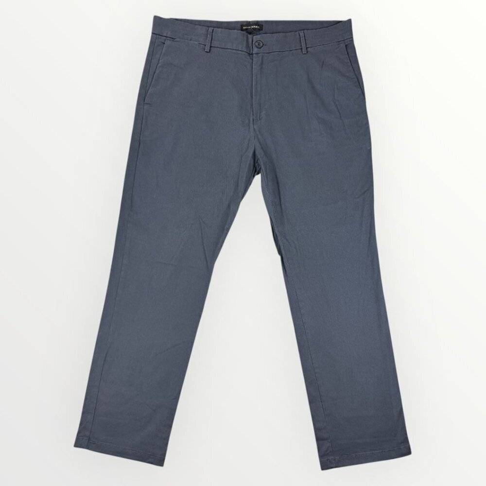 Banana Republic Tailored Slim Fit Mens Stretch Chino Pants Blue Office Travel